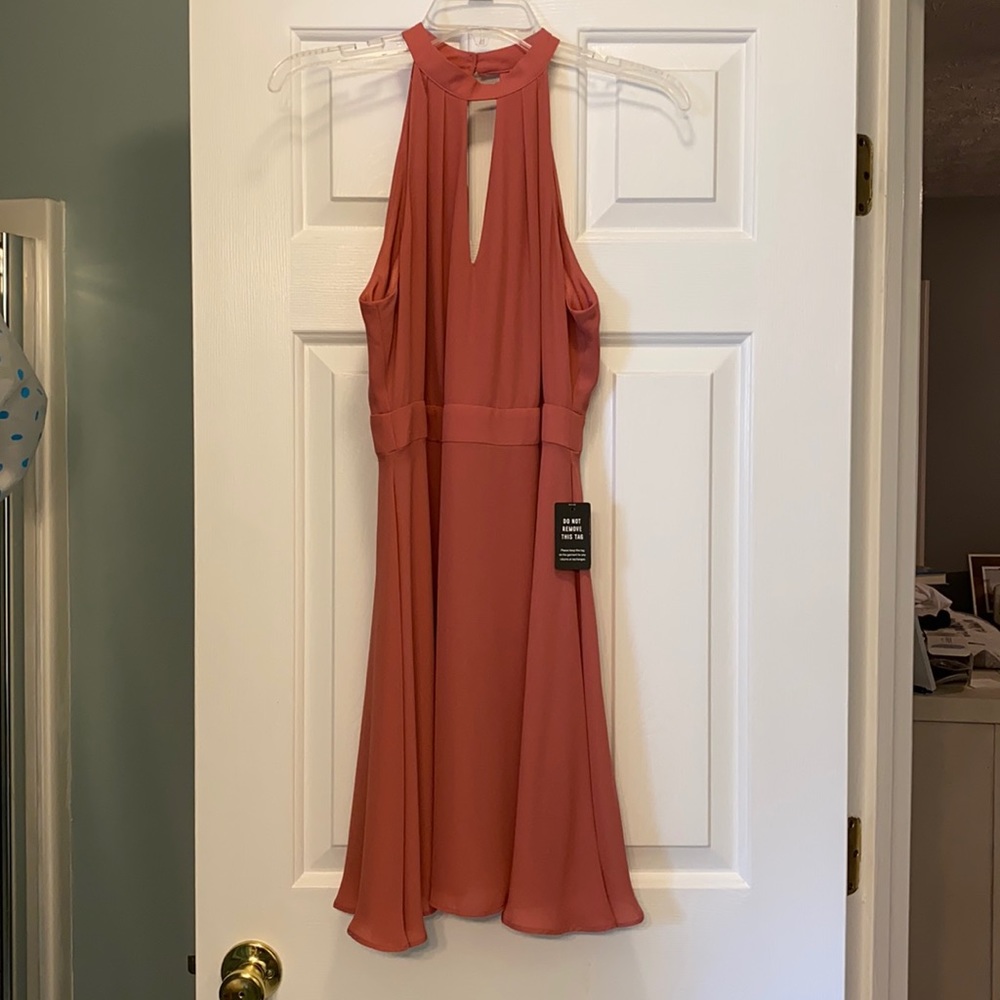 Peach Express dress